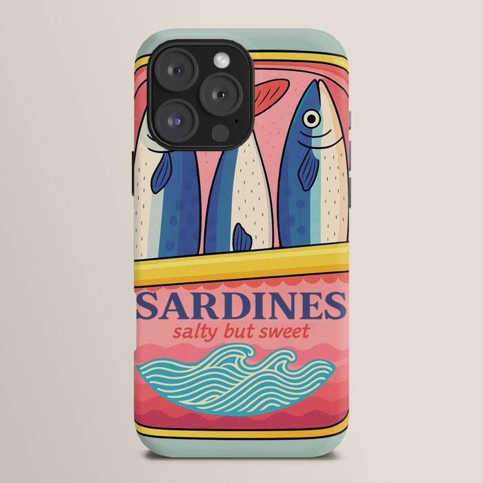 Tin of Love - Sardines in a Can with Heart Tail iPhone Case Gallery Image 16