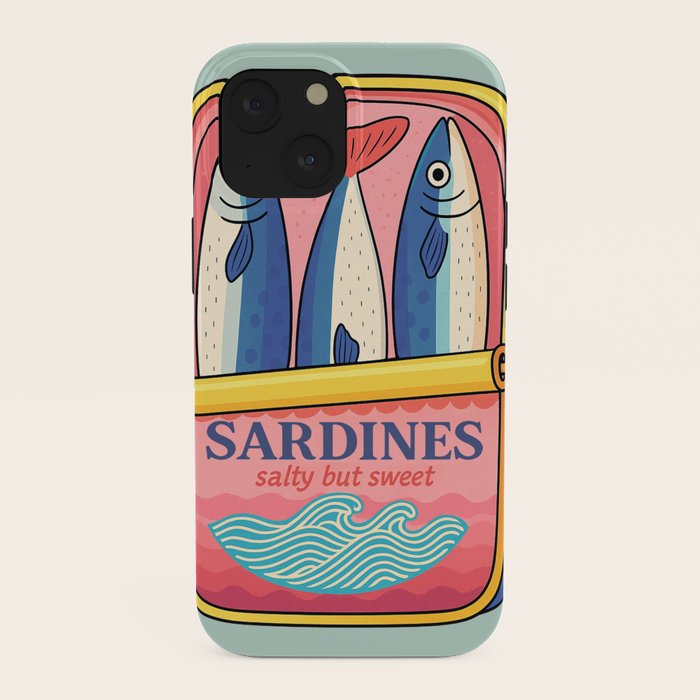 Tin of Love - Sardines in a Can with Heart Tail iPhone Case Gallery Image 38