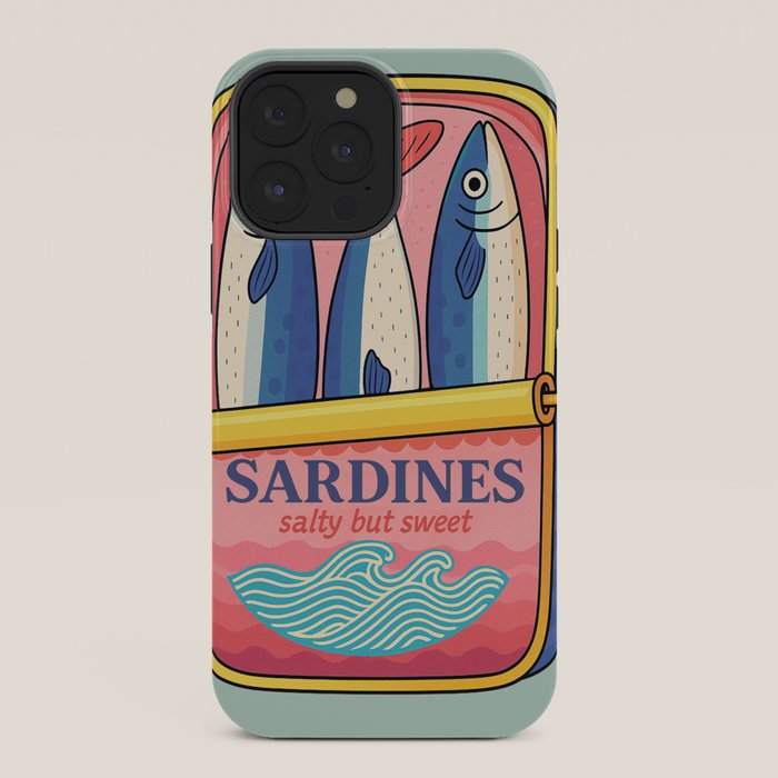 Tin of Love - Sardines in a Can with Heart Tail iPhone Case Gallery Image 36