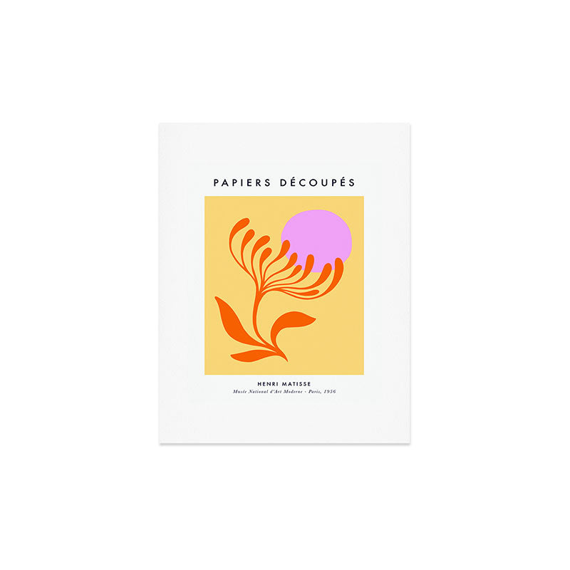Matisse Poster 3. Flower & Sun cut-outs Art Print Gallery Image 3