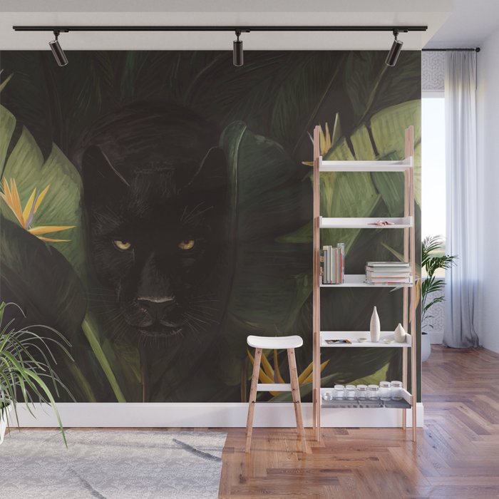 Hello Panther! Wall Mural Gallery Image 1