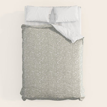 Painterly Florals - Sage Comforter Gallery Image 1