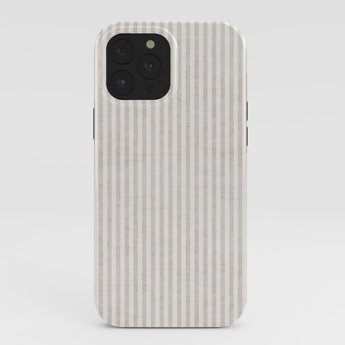 AEGEAN WIDE TICKING STRIPE JUTE iPhone Case Gallery Image 40