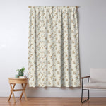 VINTAGE FLORAL NEUTRAL Window Curtain Gallery Image 1
