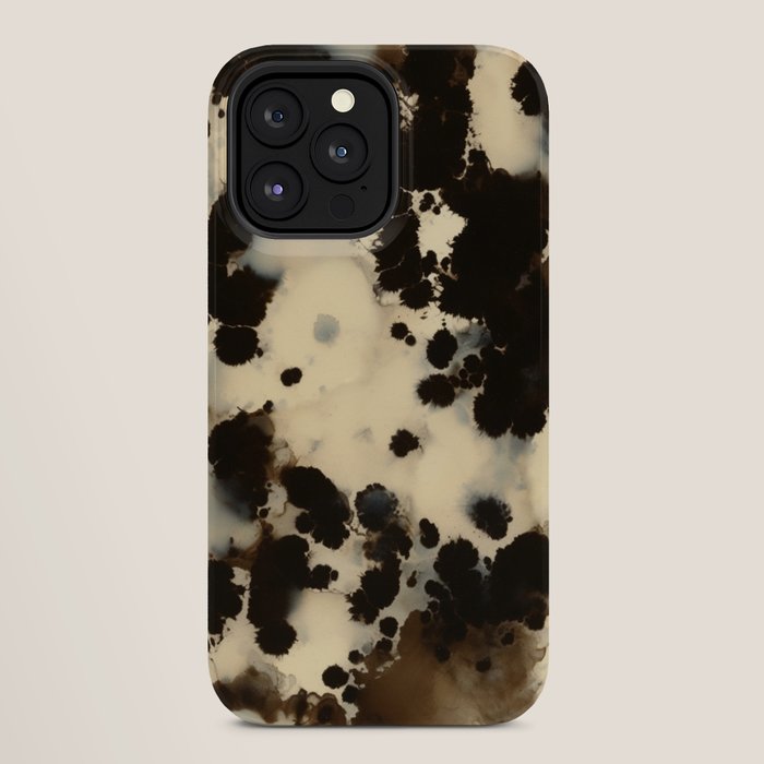 Black and White Tortoiseshell Pattern iPhone Case Gallery Image 28