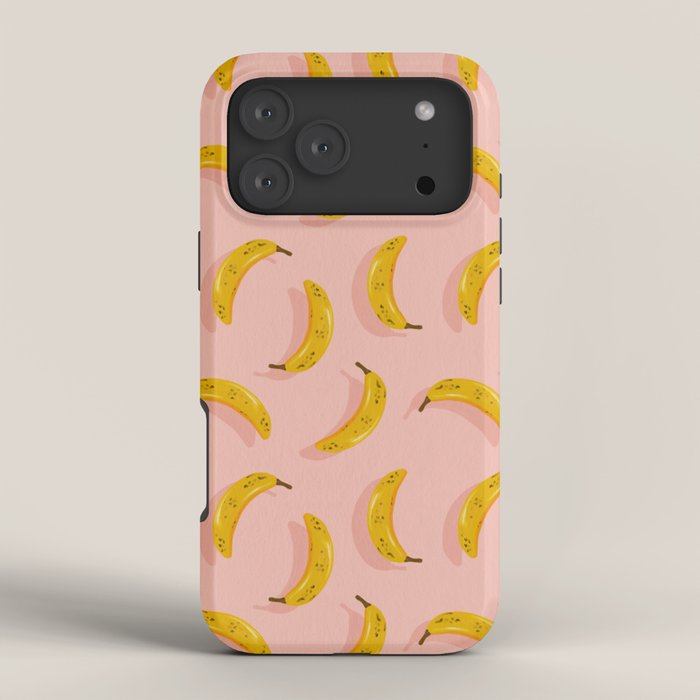 Banana Pattern - Blush iPhone Case Gallery Image 4