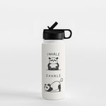 Inhale Exhale Panda Water Bottle Gallery Image 1