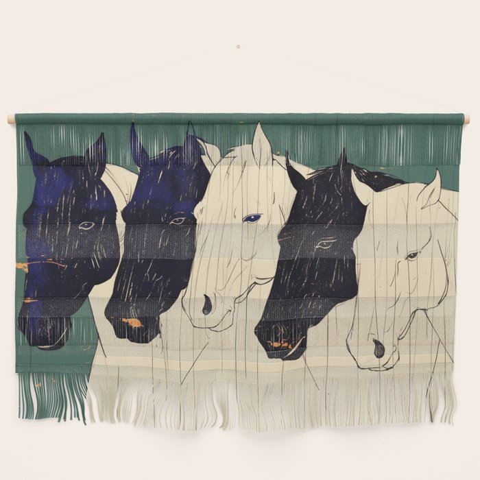 Horses n1 Wall Hanging Gallery Image 2