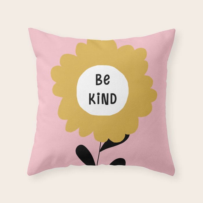 Be Kind Throw Pillow Gallery Image 4