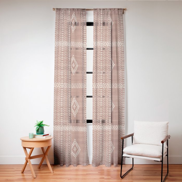 Musa in Rust Window Curtain Gallery Image 20