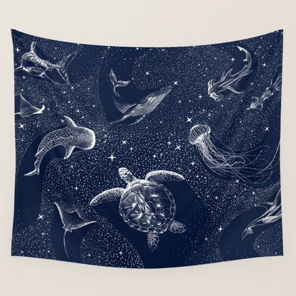 Cosmic Ocean Wall Tapestry Gallery Image 2
