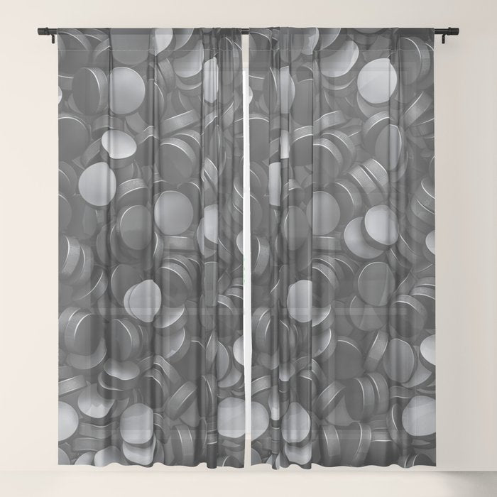 Hockey pucks Window Curtain Gallery Image 21
