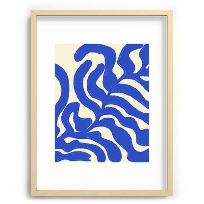 matisse blue leaves Framed Art Print Gallery Image 100