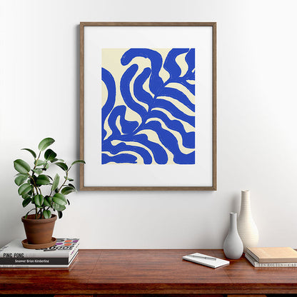 matisse blue leaves Framed Art Print Gallery Image 19