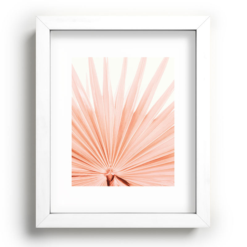 Blush Pink Fan Palm Framed Art Print Gallery Image 76