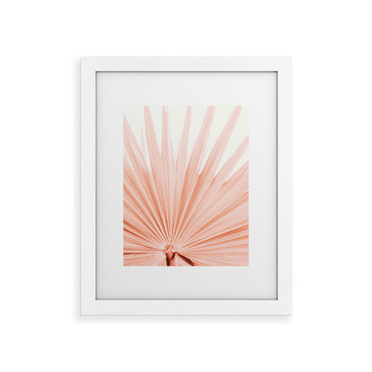 Blush Pink Fan Palm Framed Art Print Gallery Image 55