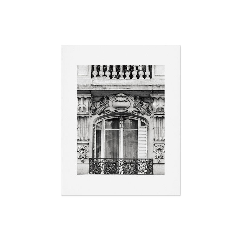 Paris Chic - Black and White Photography Art Print Gallery Image 4