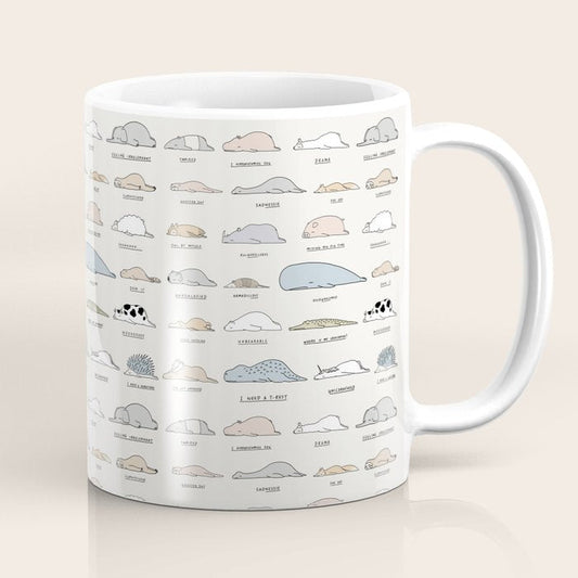 The Moody Animals (Colours) Coffee Mug Gallery Image 1