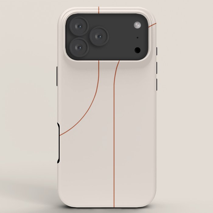 Modern Minimal Line Abstract XXVI iPhone Case Gallery Image 8