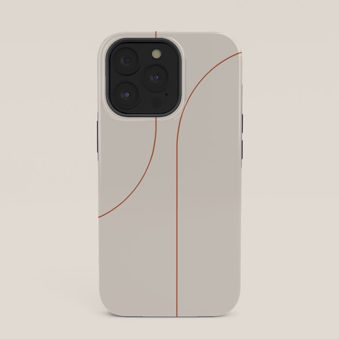 Modern Minimal Line Abstract XXVI iPhone Case Gallery Image 35