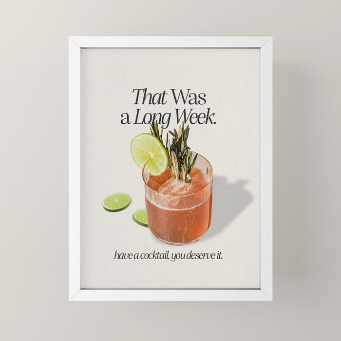 Have a Cocktail Mini Art Print Gallery Image 4