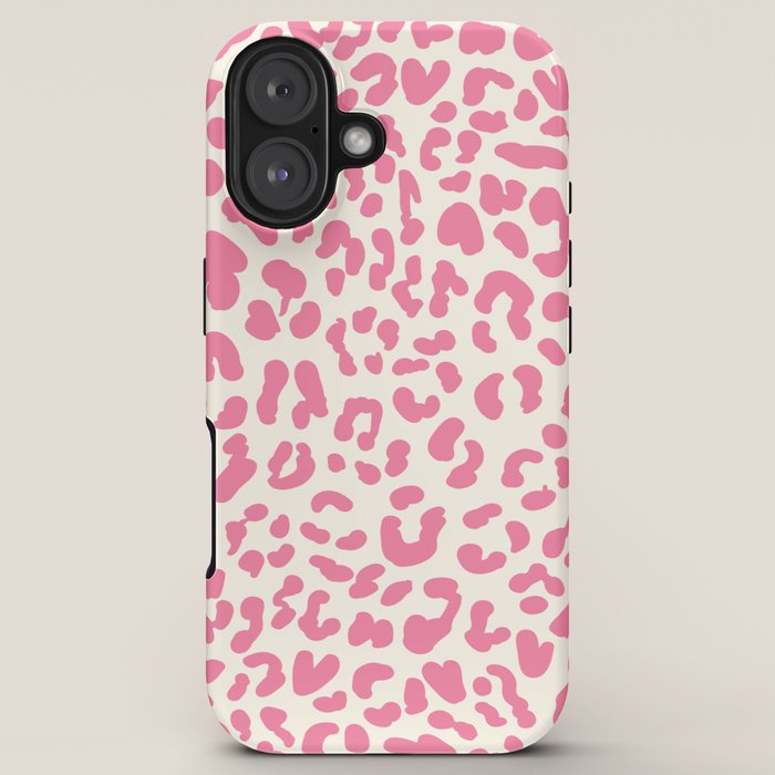 Pink Leopard Print iPhone Case Gallery Image 5
