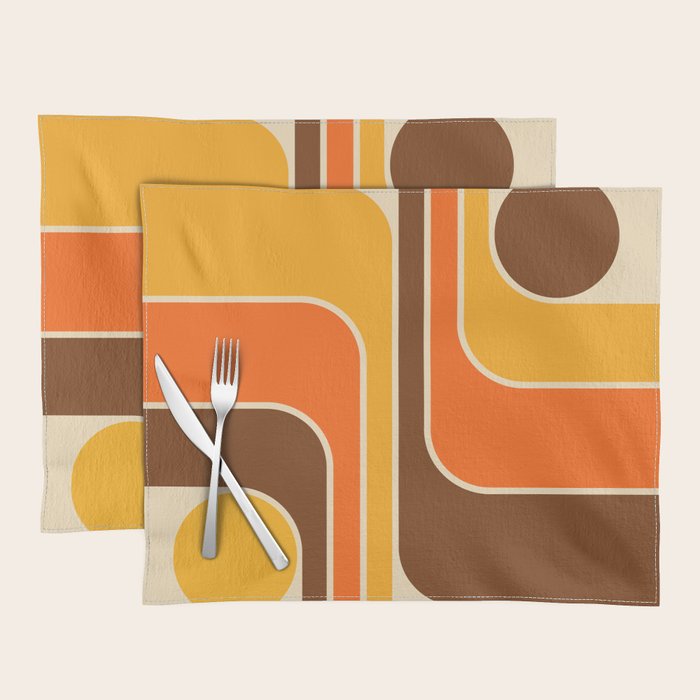 Mid Century Modern Decoration 721 Minimal Placemat Gallery Image 2
