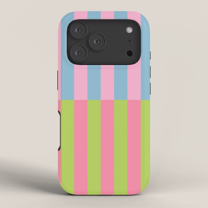Vibrant color block pattern iPhone Case Gallery Image 3