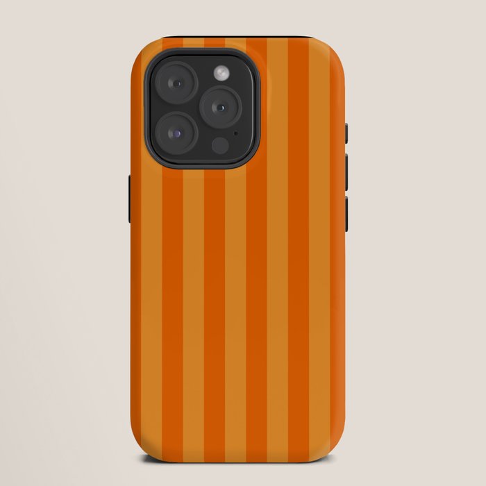 Orange Stripes Vertical Stripe Pattern iPhone Case Gallery Image 11