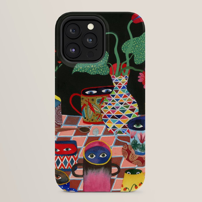 Suspicious mugs 3 iPhone Case Gallery Image 32