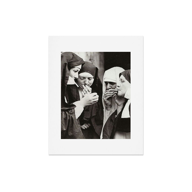 Nuns Smoking Art Print Gallery Image 5