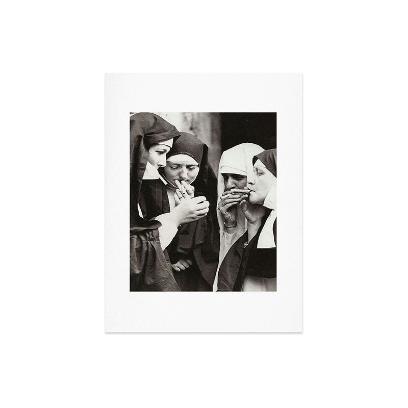 Nuns Smoking Art Print Gallery Image 6