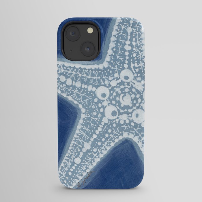 Starfish Blue and White iPhone Case Gallery Image 21