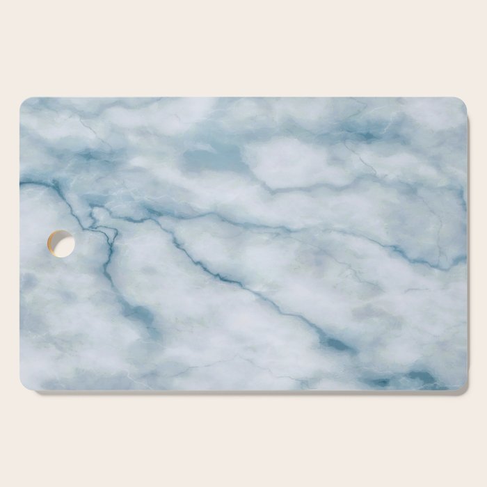 Light blue marble texture Cutting Board Gallery Image 1