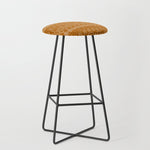Mudcloth Style 1 in Orange Stool Gallery Image 1