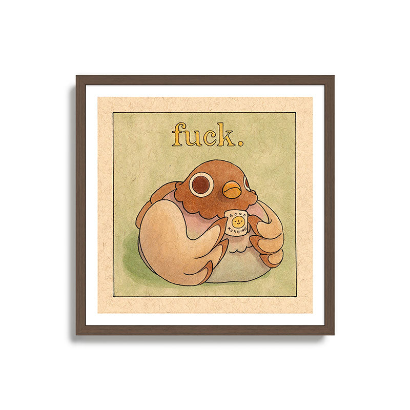 'Fuck' Pigeon 06 Framed Art Print Gallery Image 5