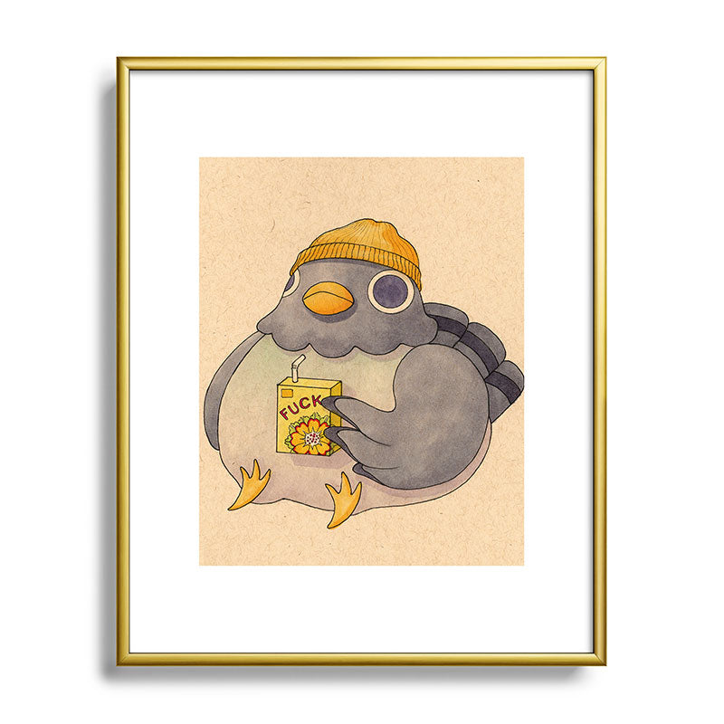 'Fuck' Pigeon 07 Framed Art Print Gallery Image 120