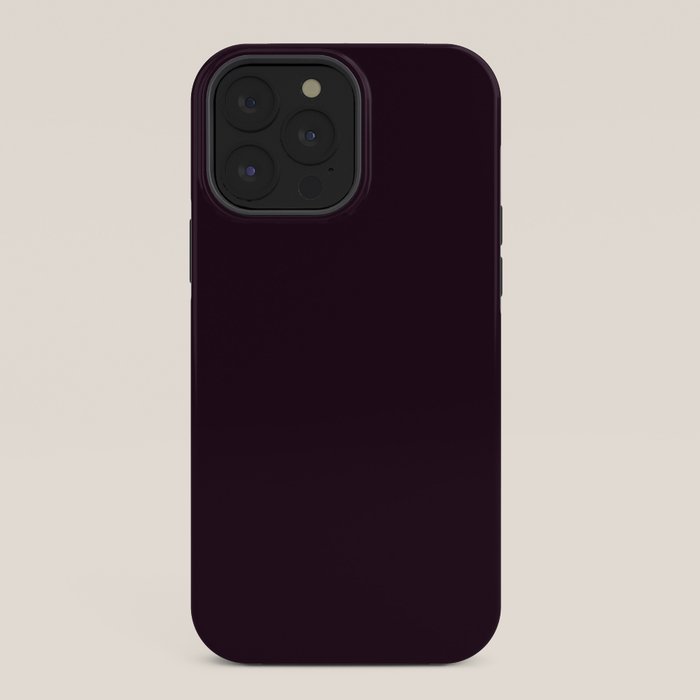 Simply Deep Eggplant Purple iPhone Case Gallery Image 36