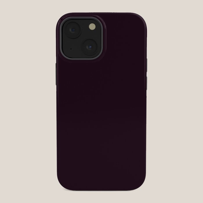 Simply Deep Eggplant Purple iPhone Case Gallery Image 34