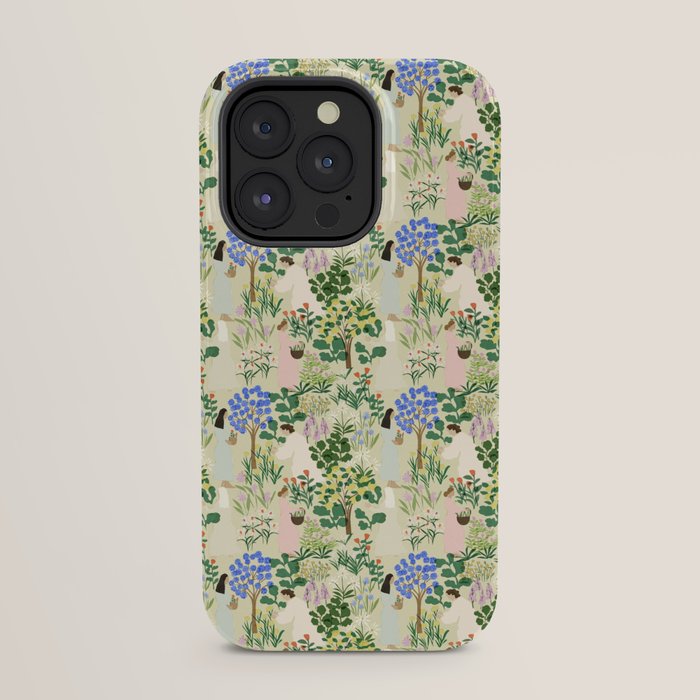 Ladies working in the garden (BEIGE) iPhone Case Gallery Image 31