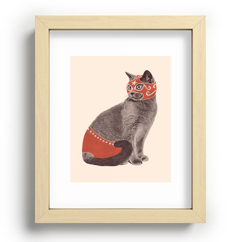 Cat Wrestler Framed Art Print Gallery Image 70