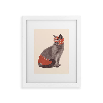 Cat Wrestler Framed Art Print Gallery Image 54