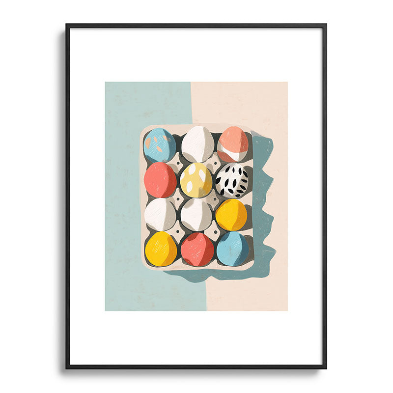 Easter Egg Carton Framed Art Print Gallery Image 84