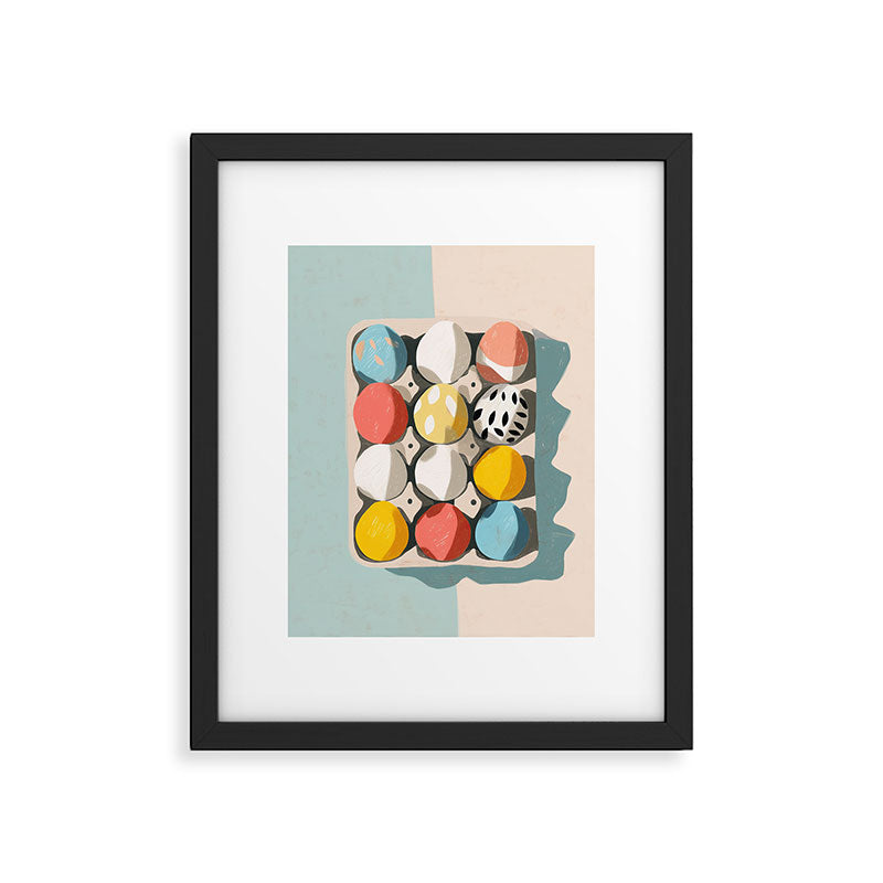 Easter Egg Carton Framed Art Print Gallery Image 4