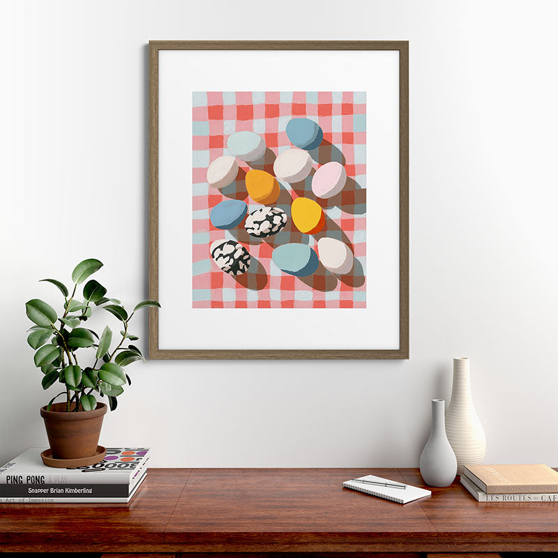 Easter Picnic Eggs Framed Art Print Gallery Image 42