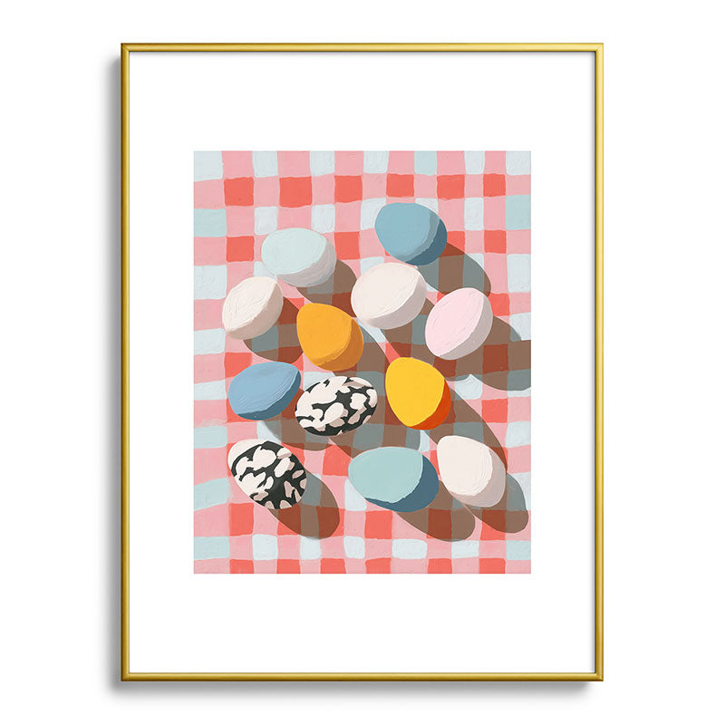 Easter Picnic Eggs Framed Art Print Gallery Image 92