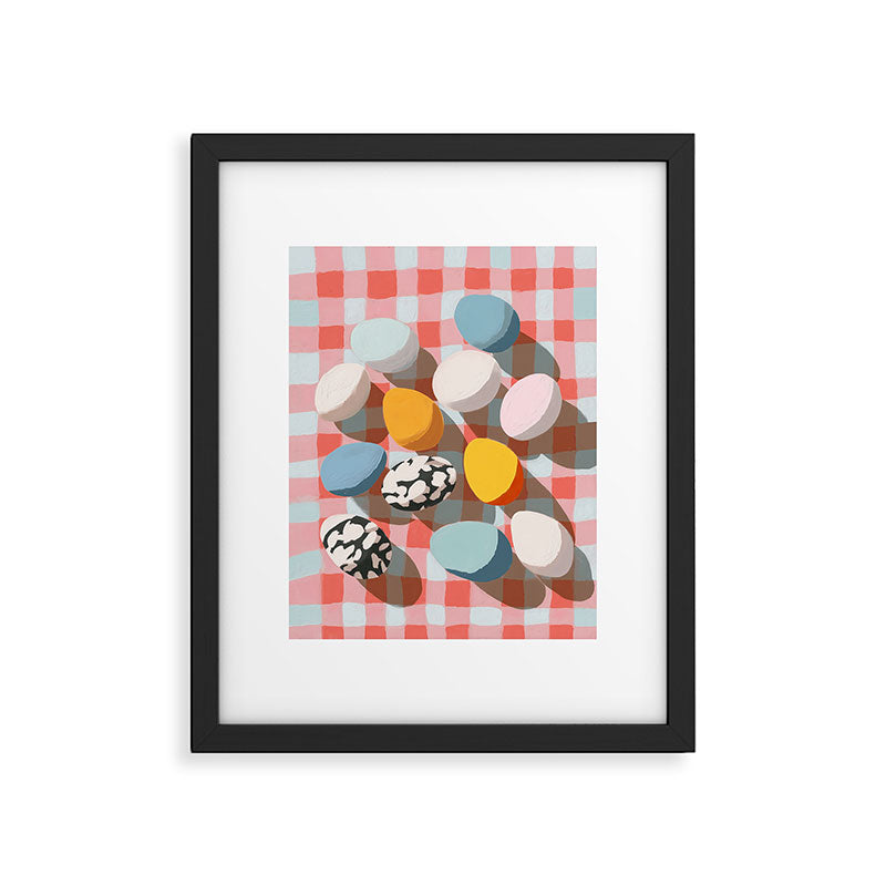 Easter Picnic Eggs Framed Art Print Gallery Image 5