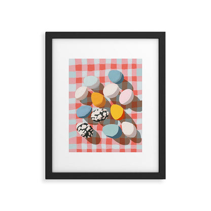 Easter Picnic Eggs Framed Art Print Gallery Image 5