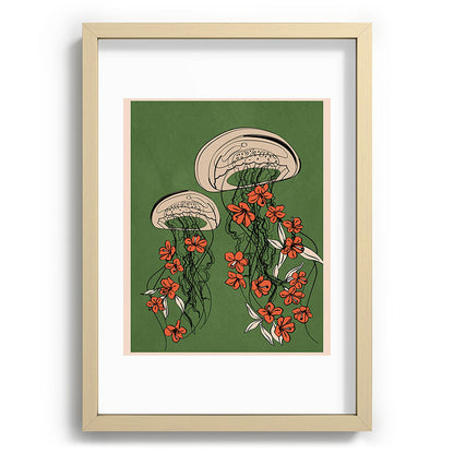 Floral Jellyfishes 2 Framed Art Print Gallery Image 71