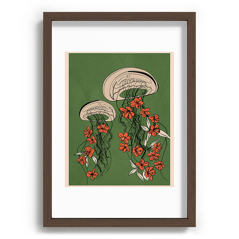 Floral Jellyfishes 2 Framed Art Print Gallery Image 65